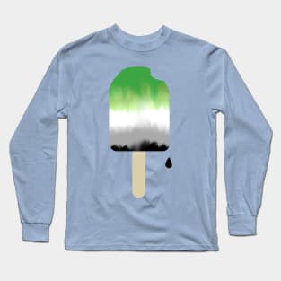 One Proud Popsicle - Aro Pride Flavor Long Sleeve T-Shirt